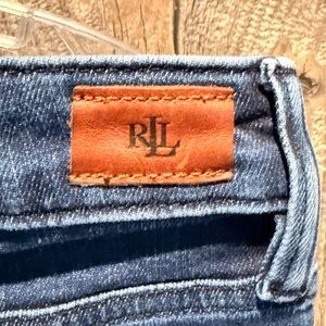 Ralph Lauren Denim Jeans with Brown Accent